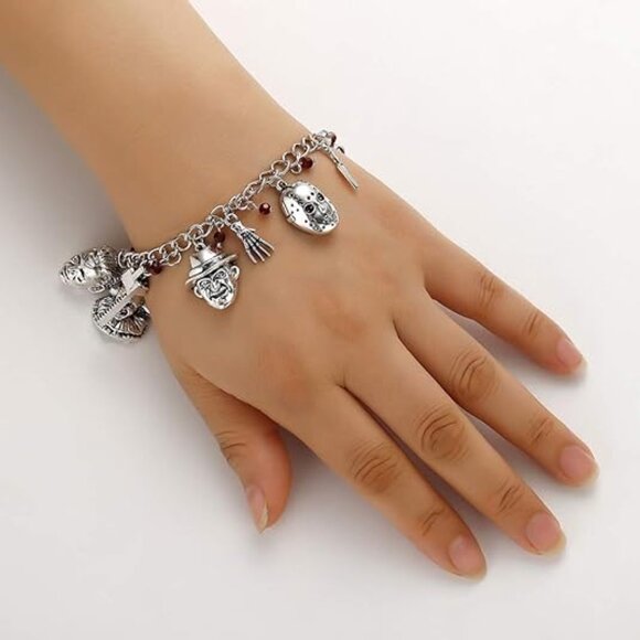 Halloween Horror Movie  Charm Bracelet - Picture 3 of 4